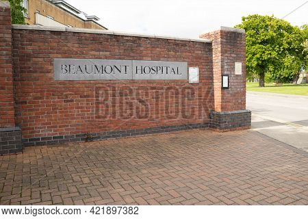 Dublin 9, Dublin, Ireland, May 23rd 2021, Front Entrance To Beaumont Hospital