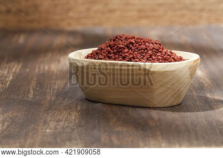 Bixa Orellana - Organic Achiote; Is A Seasoning And Food Coloring.