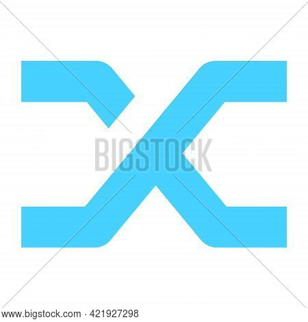Synthetix Snx Token New Symbol Cryptocurrency Logo, Coin Icon Isolated On White Background. Vector I