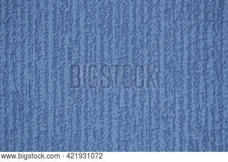 Beautiful Blue Art Textured Background. Сonvex Pattern. Close-up