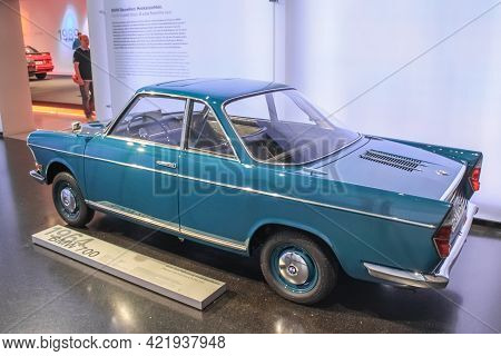 Germany, Munich - April 27, 2011: The Bmw 700 Microlitre Car In The Exhibition Hall Of The Bmw Museu