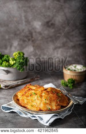 Original Latkes With Garlic