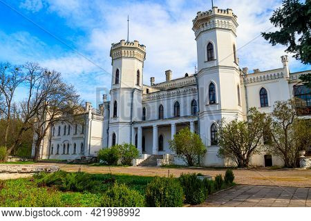 Sharovka Palace In Neo-gothic Style, Also Known As Sugar Palace In Kharkov Region, Ukraine