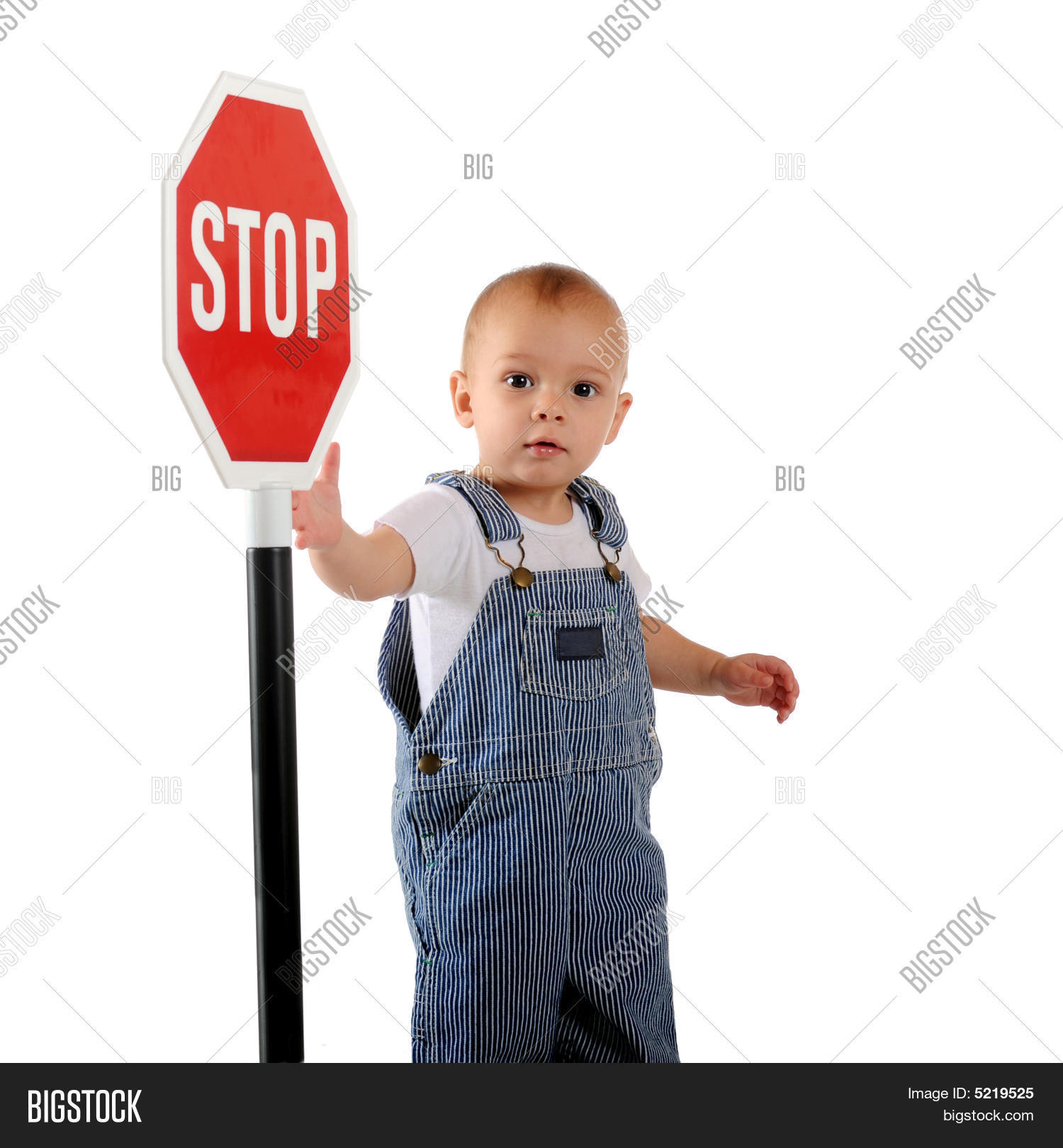 Stop Sign Baby Image & Photo (Free Trial) Bigstock