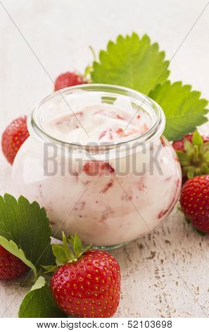 strawberry yogurt