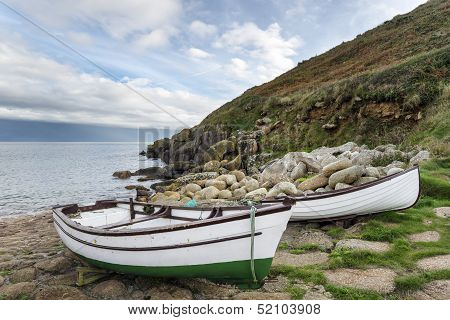 Fishing Boats At Penberth Cove