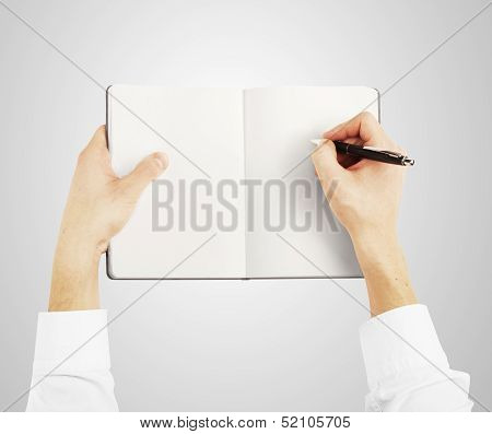 Drawing In Notebook