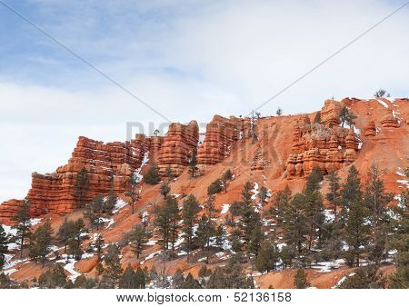Layered Sandstone Ridge