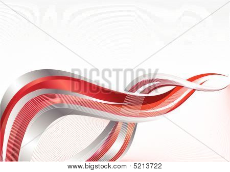 Vector rot und Silber Hintergrund