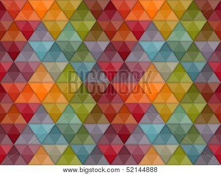 Vector Seamless Hipster Geometric Pattern