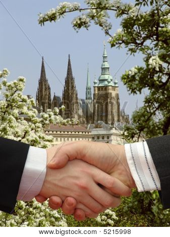 Businessmen Shaking Hands