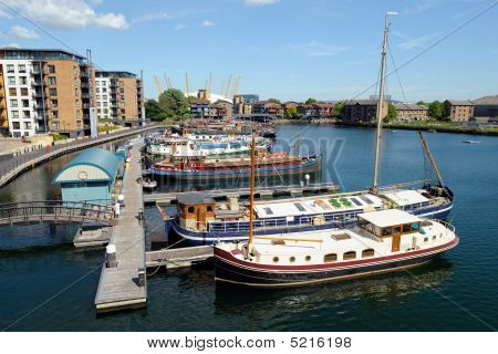 Blackwall povodí Docklands London Anglie, Velká Británie
