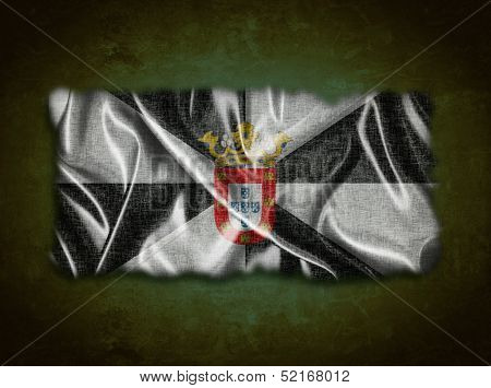 Vintage Ceuta Flag.