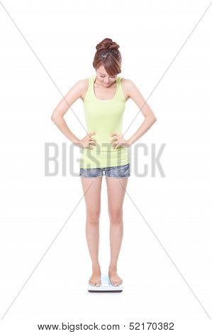 Slim Woman With Scales