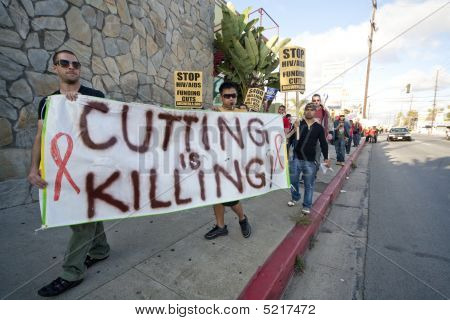 에이즈 프로젝트 로스앤젤레스 집회