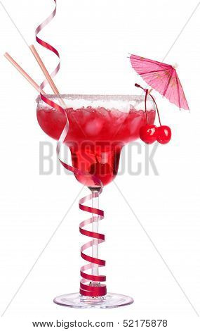 alcoholic cocktail with christmas decoraion