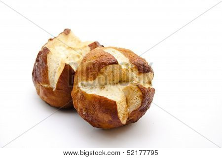 Fresh lyes bread roll
