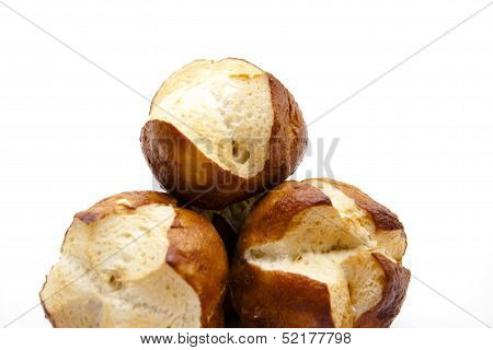 Fresh lyes bread roll