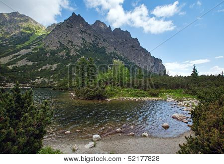 Popradske Pleso (slovakia) Summer View.