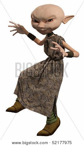 Goblin Servant Girl, Sneaking