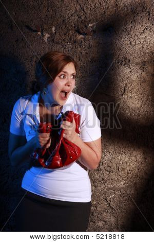 Scared Woman
