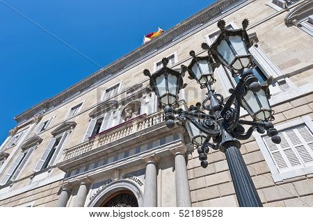 Generalitat Palace In Barcelona, Spain