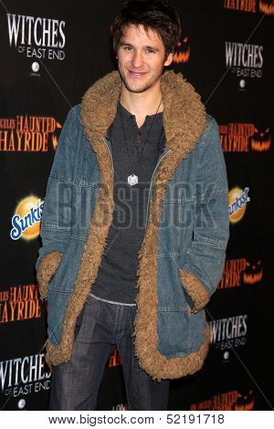 LOS ANGELES - OCT 10:  Devon Werkheiser at the 8th Annual LA Haunted Hayride Premiere Night at Griffith Park on October 10, 2013 in Los Angeles, CA
