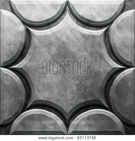 Vintge Metal name plate