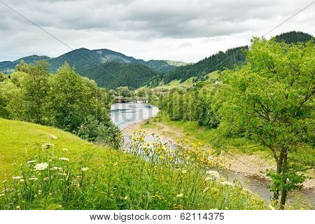 River in the mountains                                    