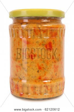 Pinjur chutney relish homemade product