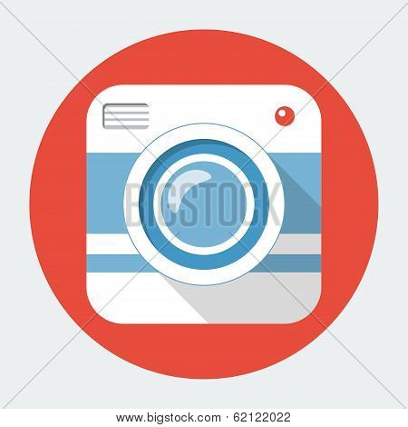 Camera flat icon