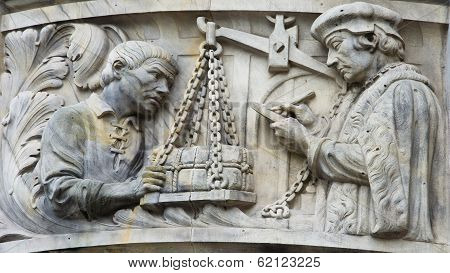 Sculpture Of A New Town Hall Of Hanover, Germany