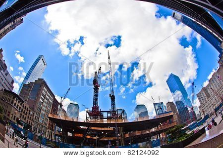 Construction Site At Ground Zero In New York