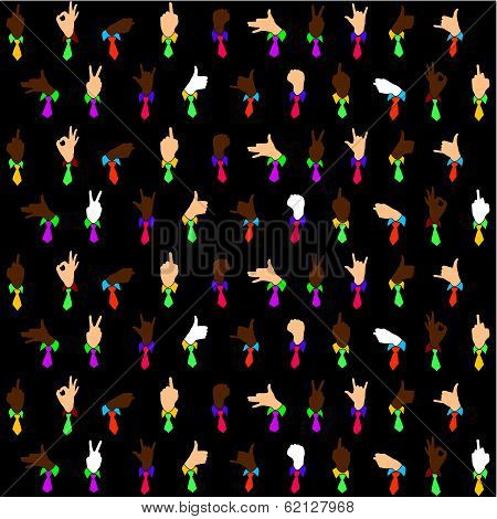 Pattern Hands Boss Black.eps