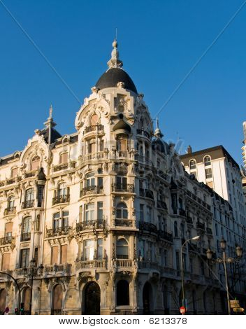 Casa Gallardo budova v Madridu, Španělsko.