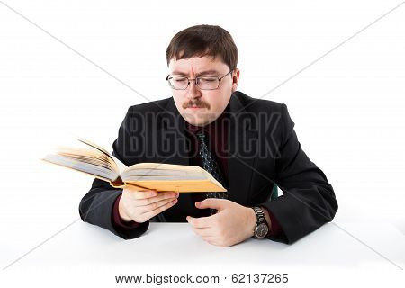 Man Reading A Book