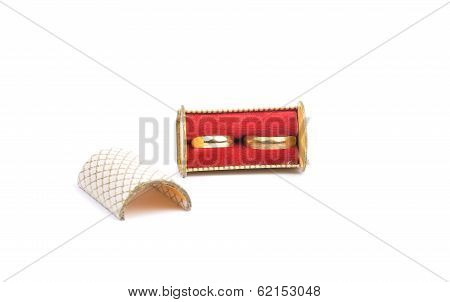 Arrangement With Wedding Rings