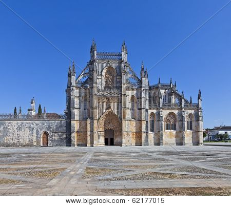 Batalha Monastery. Masterpiece of the Gothic and Manueline. Dominican Religious Order. Portugal. UNESCO World Heritage Site.
