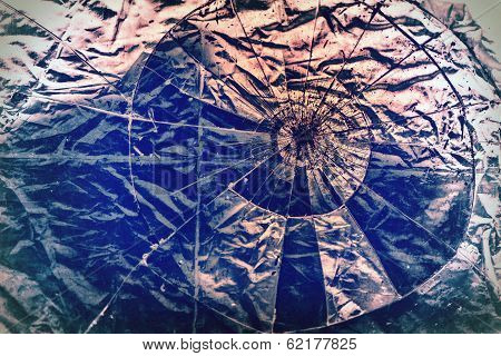 Broken Glass Retro Grunge Layer