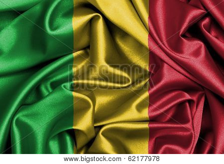 Satin Flag, Three Dimensional Render