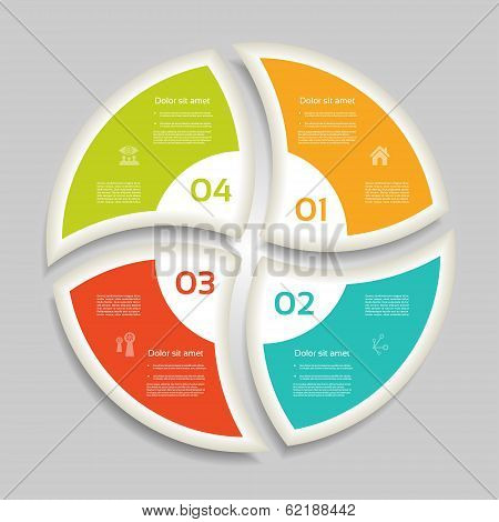 Vector Progress Background / Product Choice or Version. eps 10