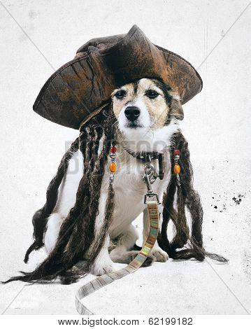 Vintage Pirate Dog