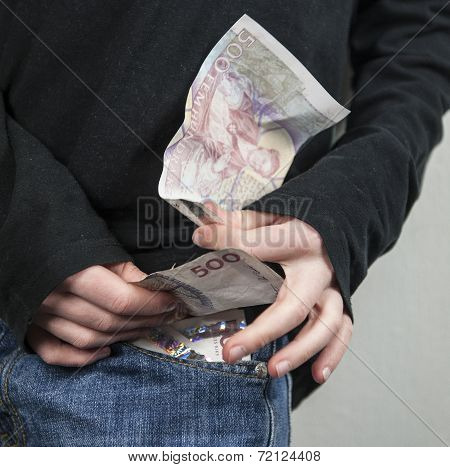 Lots Of Money In Pocket