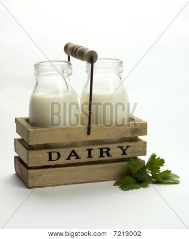 Fresh milk from dairy