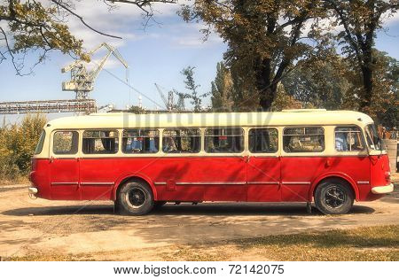 old bus retro style