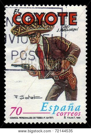 El Coyote, Spanish Fictional Character