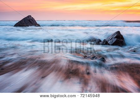 Sandymouth Cornwall England