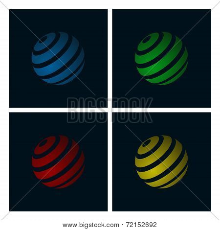 Abstract Globe