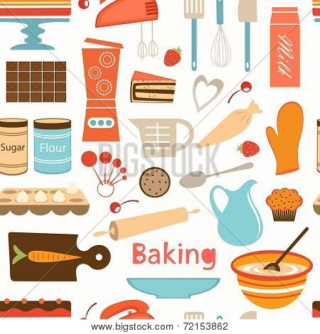 Baking wallpaper