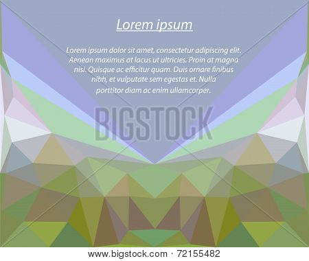 Abstract geometric background with polygons